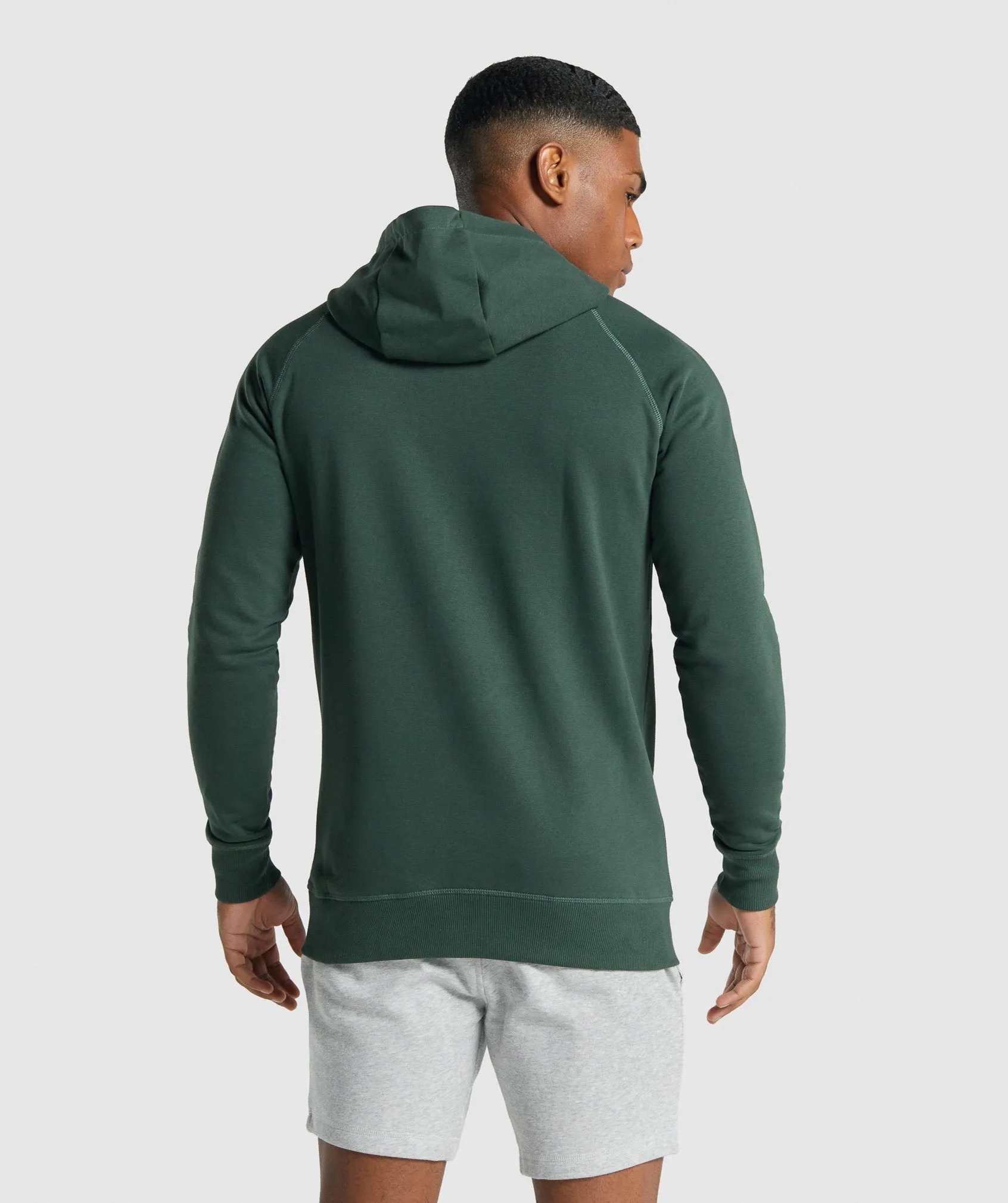 Gymshark Crest Hoodie - Dark Green