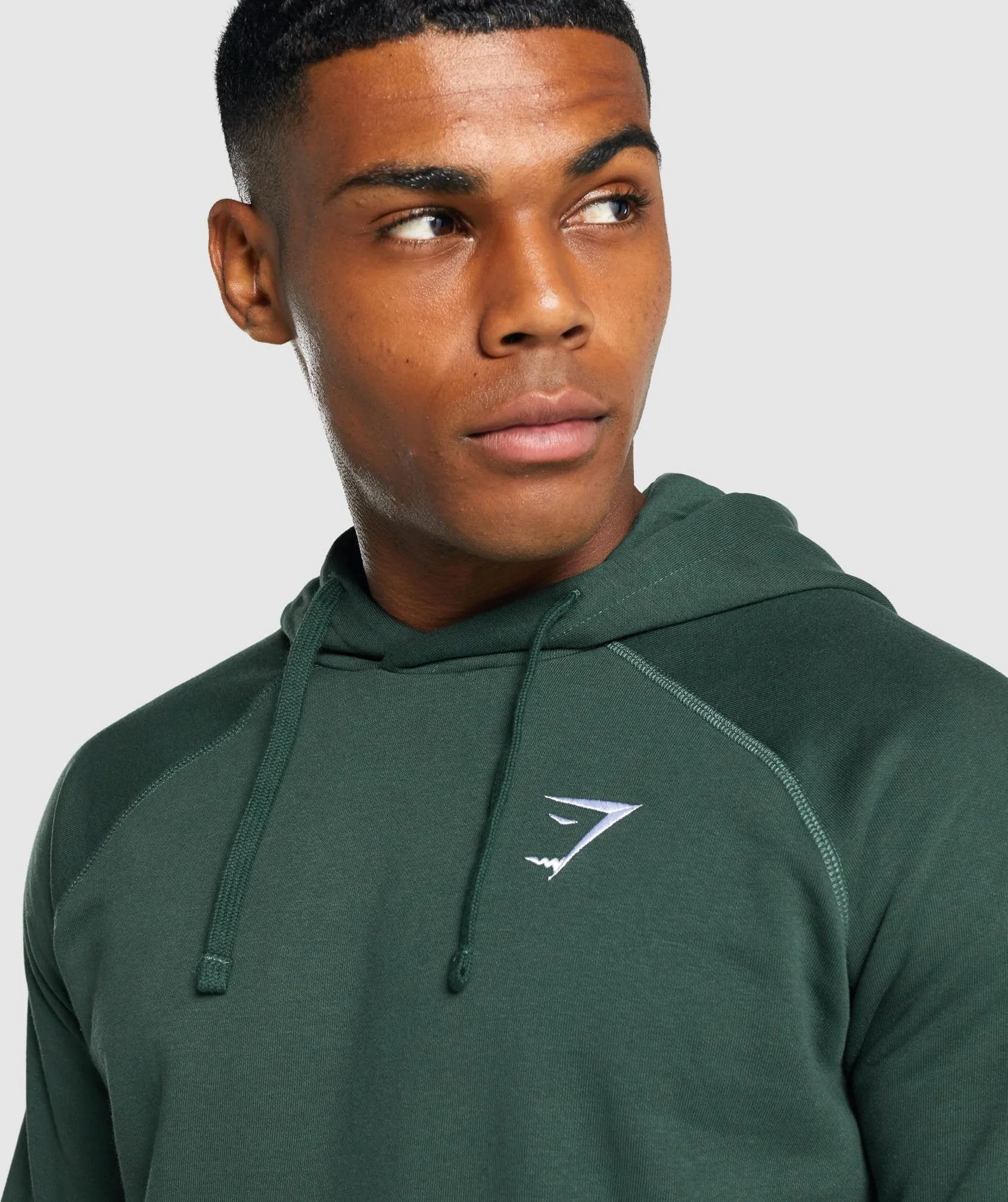 Gymshark Crest Hoodie - Dark Green