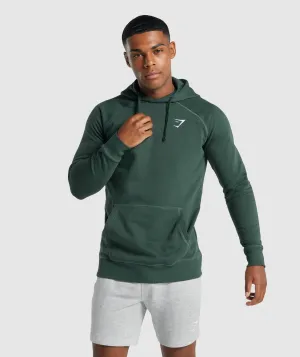 Gymshark Crest Hoodie - Dark Green