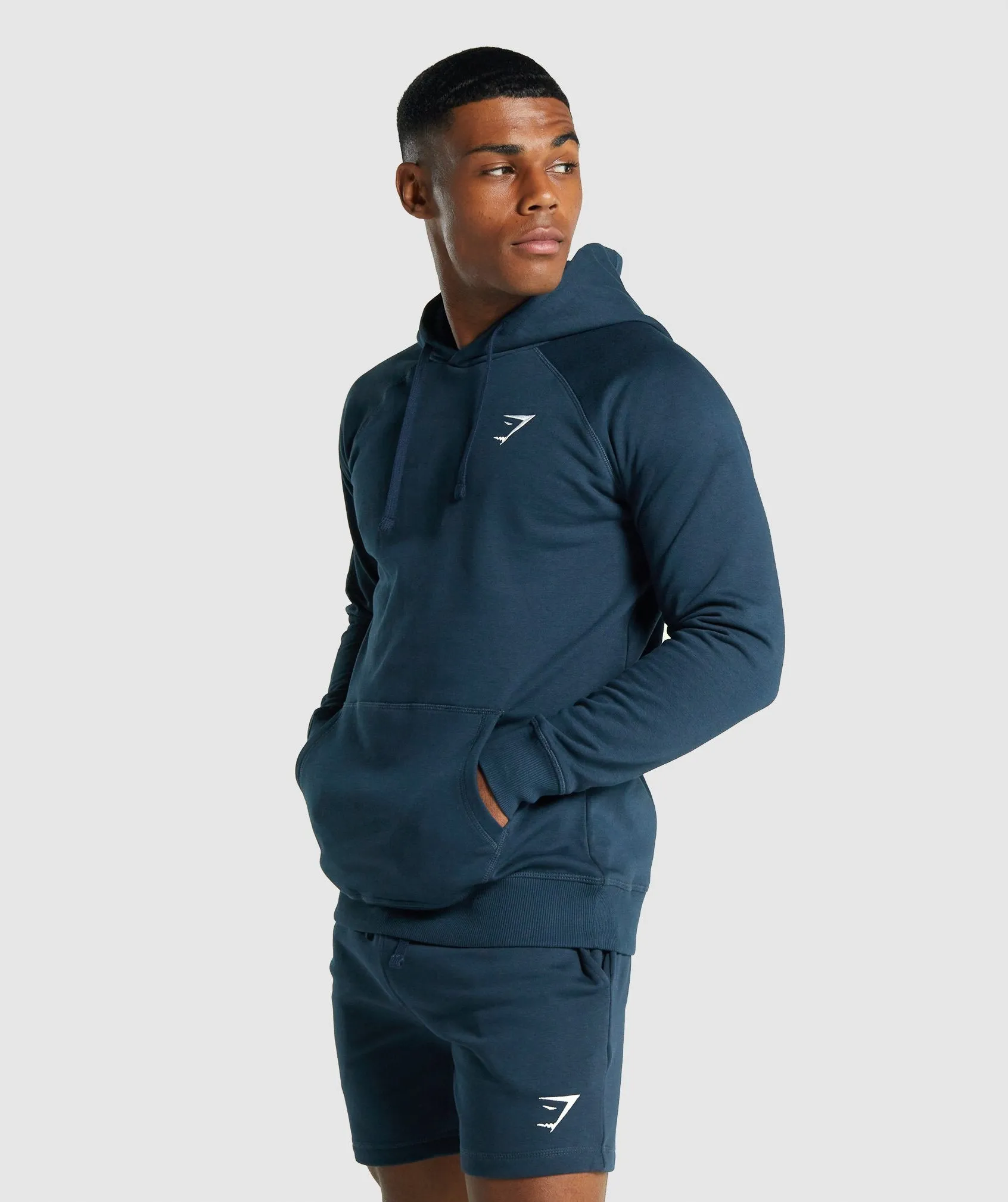 Gymshark Crest Hoodie - Navy