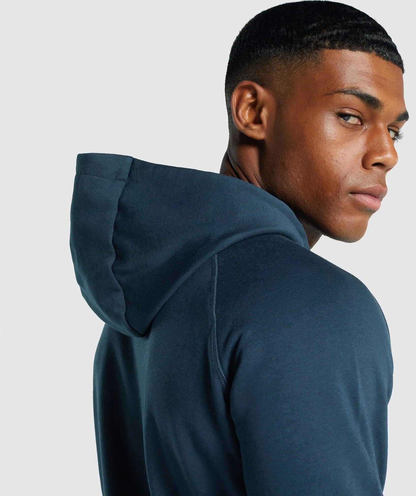 Gymshark Crest Hoodie - Navy