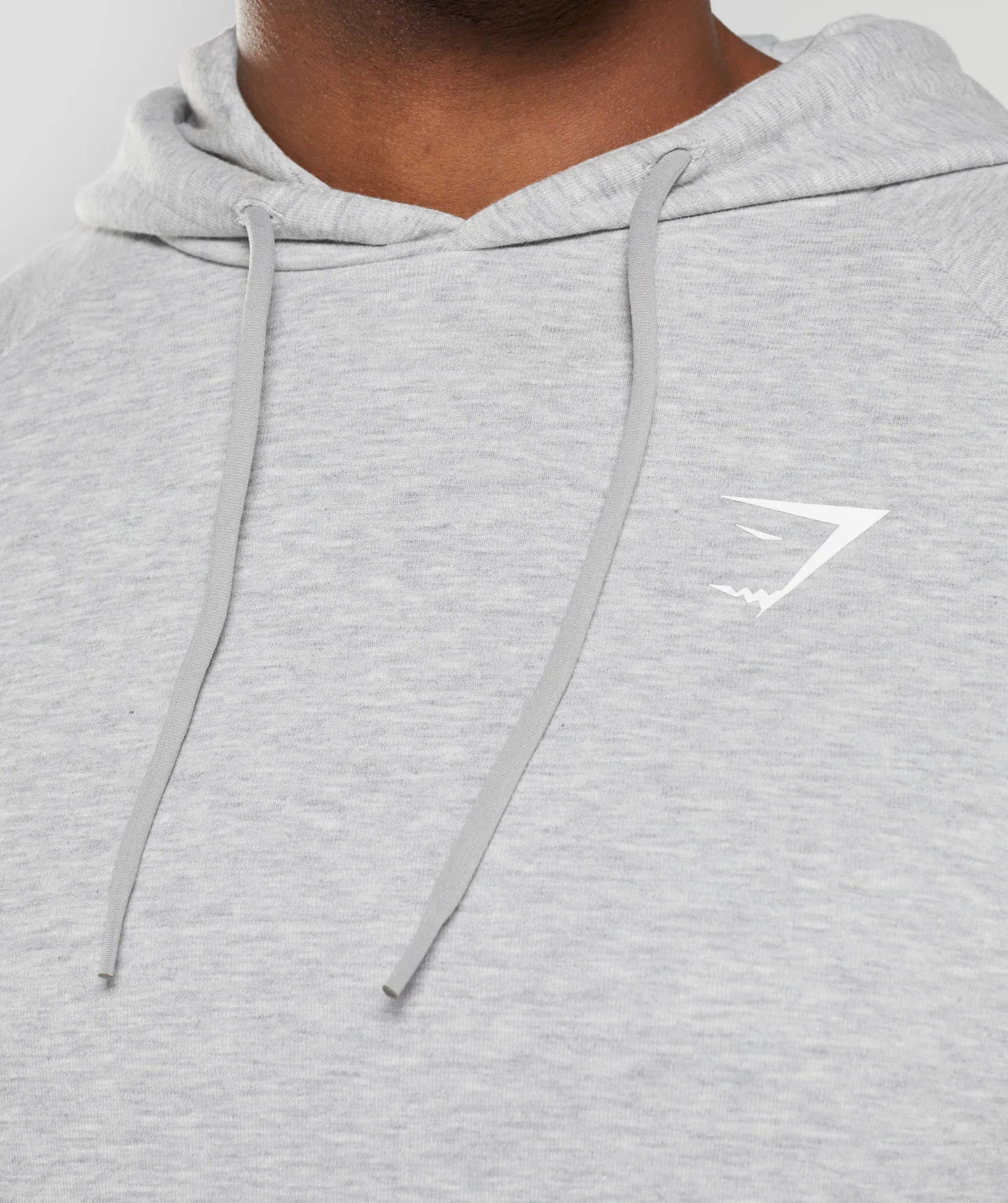 Gymshark React Hoodie - Light Grey Core Marl