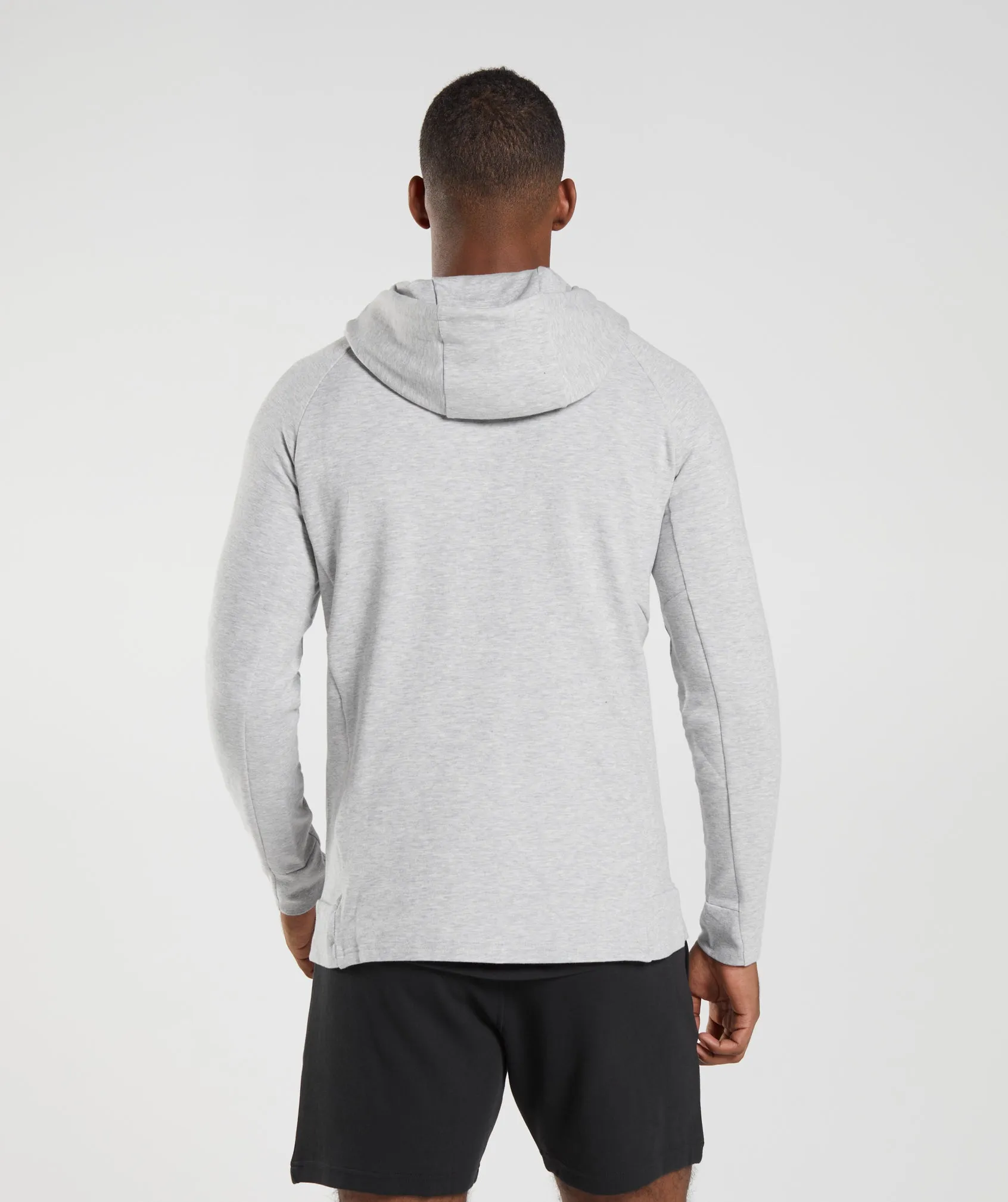 Gymshark React Hoodie - Light Grey Core Marl