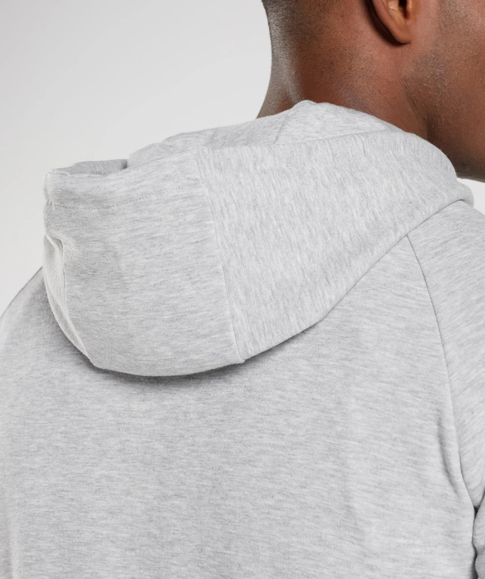 Gymshark React Hoodie - Light Grey Core Marl