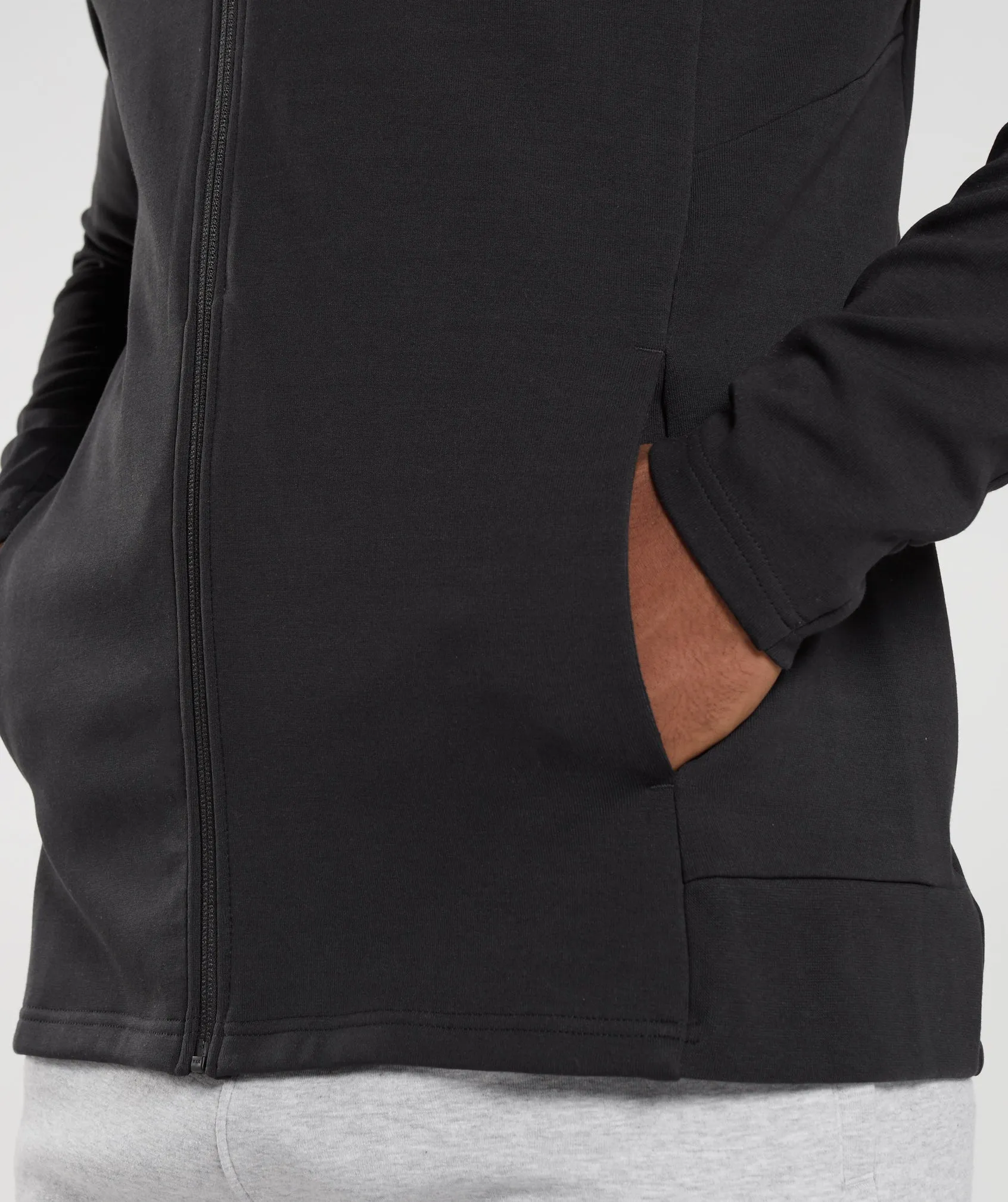 Gymshark React Zip Hoodie - Black