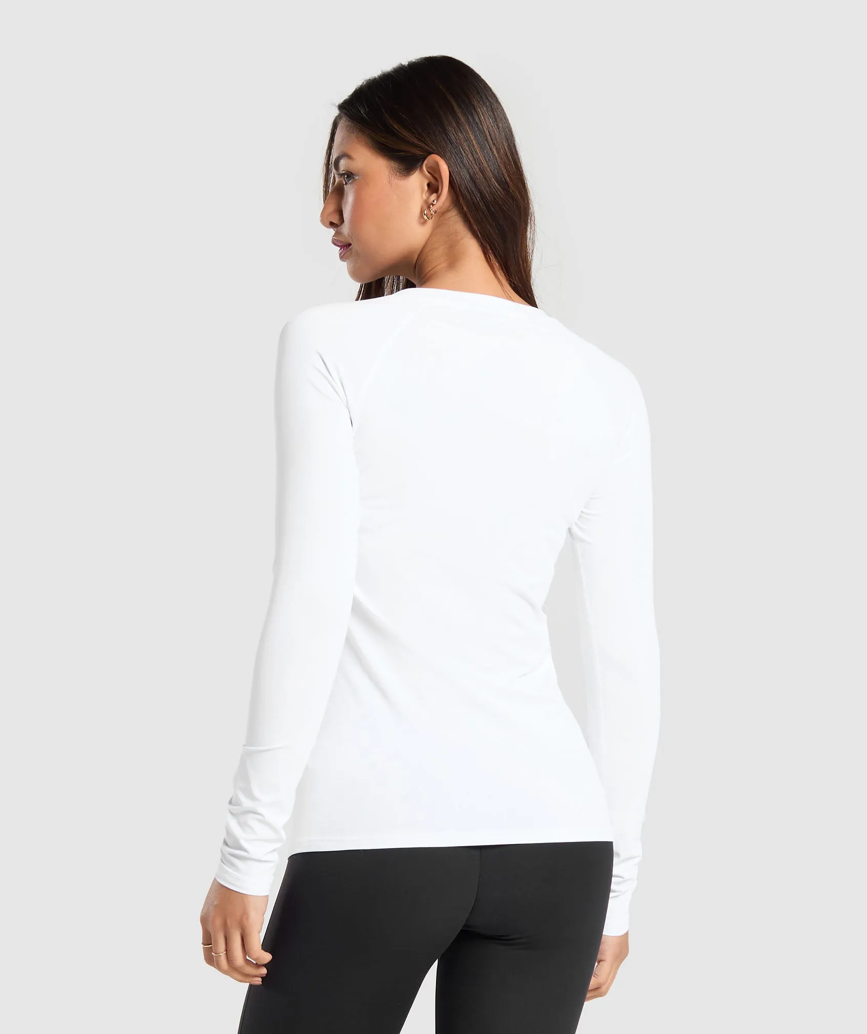 Gymshark Training Baselayer Long Sleeve Top - White