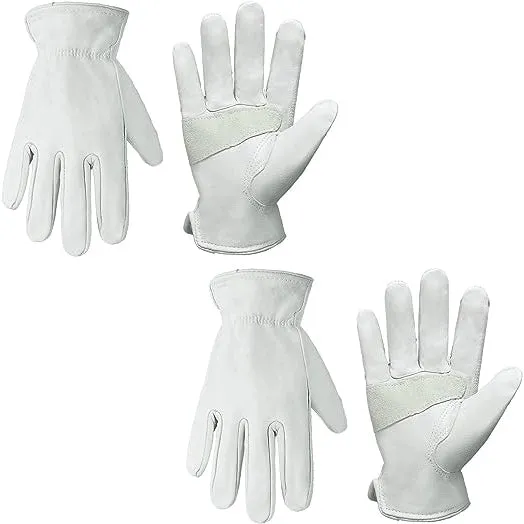 HANDLANDY Rigger Glove Goatskin Leather Driver Gardening 12103