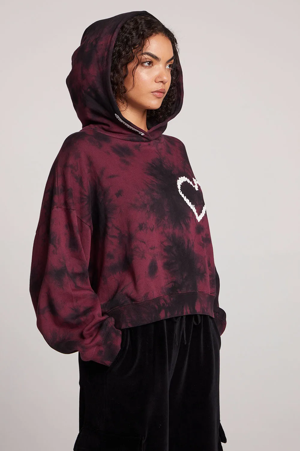 Heart Stitch Pullover Hoodie