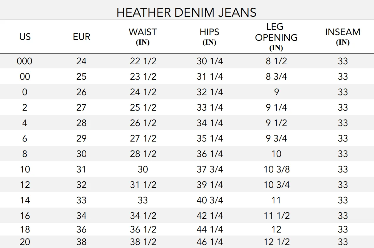 Heather Denim Jeans