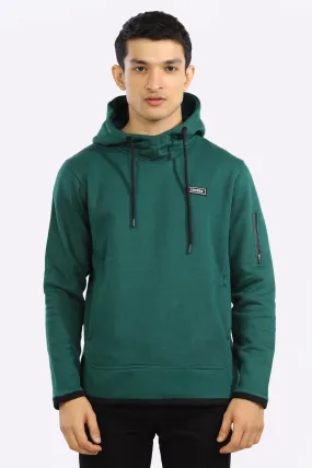 Heather Green Pullover Hoodie for Mens