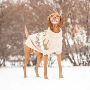 Heritage Dog Turtleneck Sweater - Sand