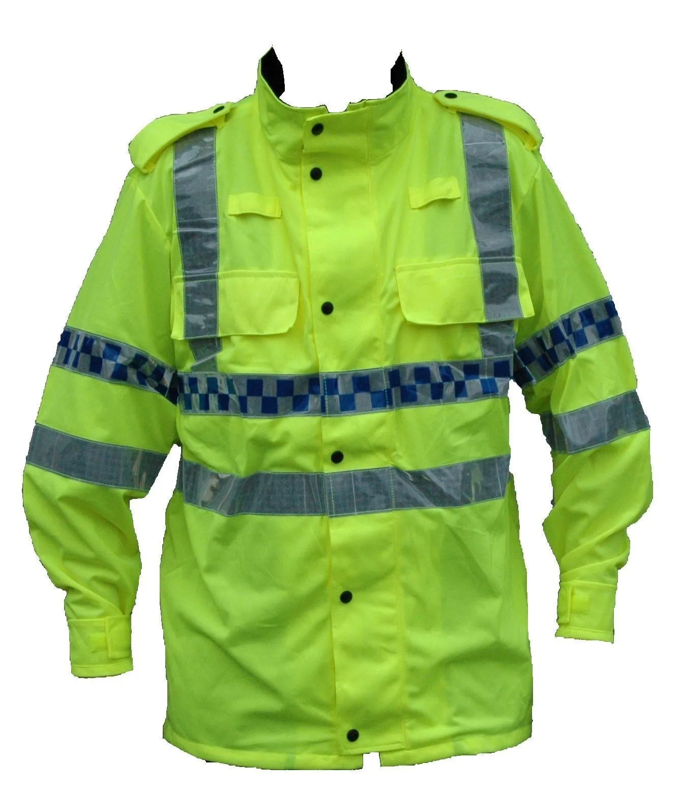 Hi Viz Vis Lightweight Reflective Traffic Overcoat Walking Recovery LW01AN