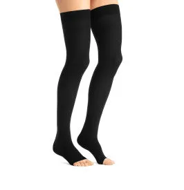 JOBST | Opaque Grip Top | Thigh High | Open Toe | Women | 15-20mmHg