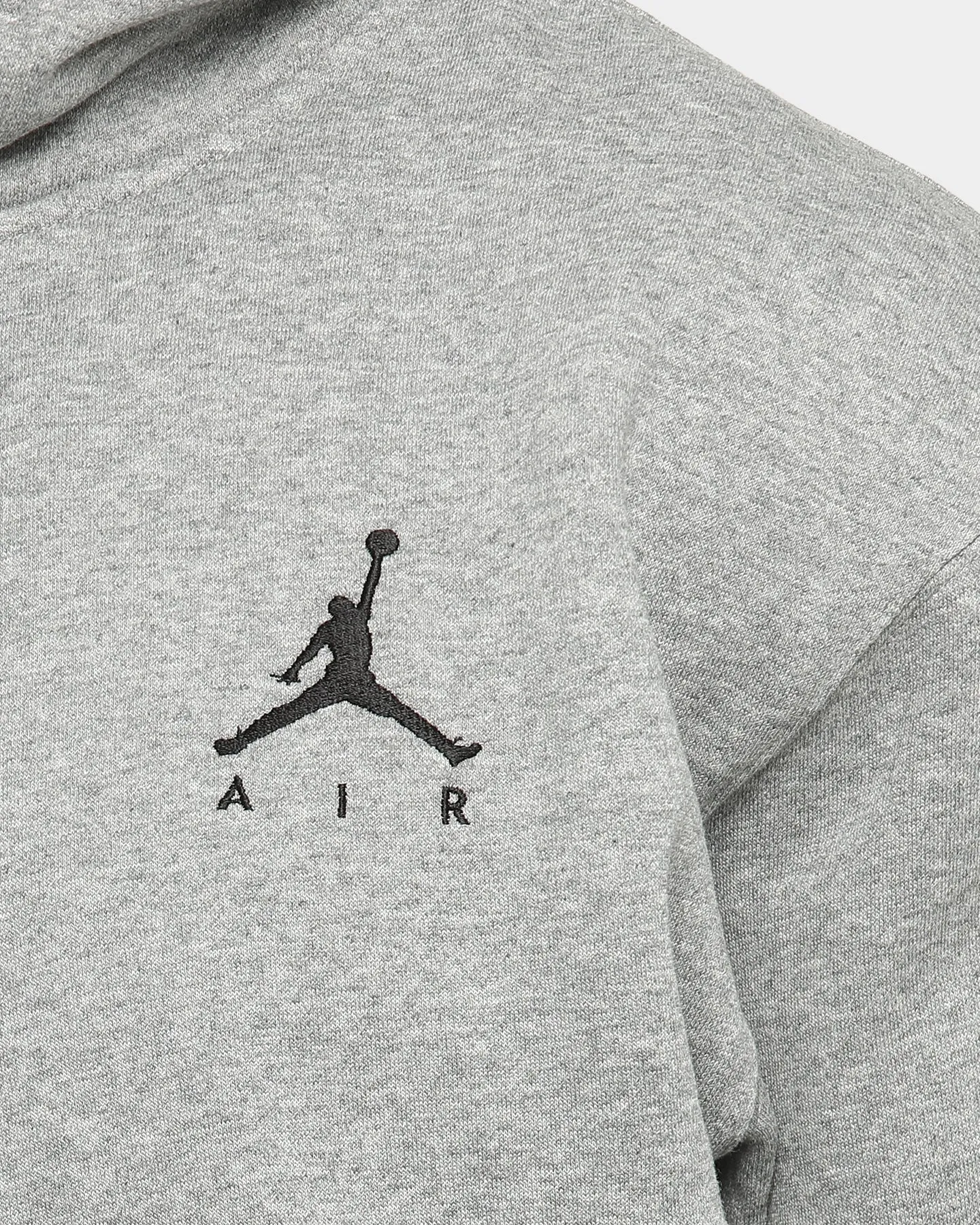 Jordan Men's Jumpman Fleece Pullover Hoodie Carbon Heather/Black