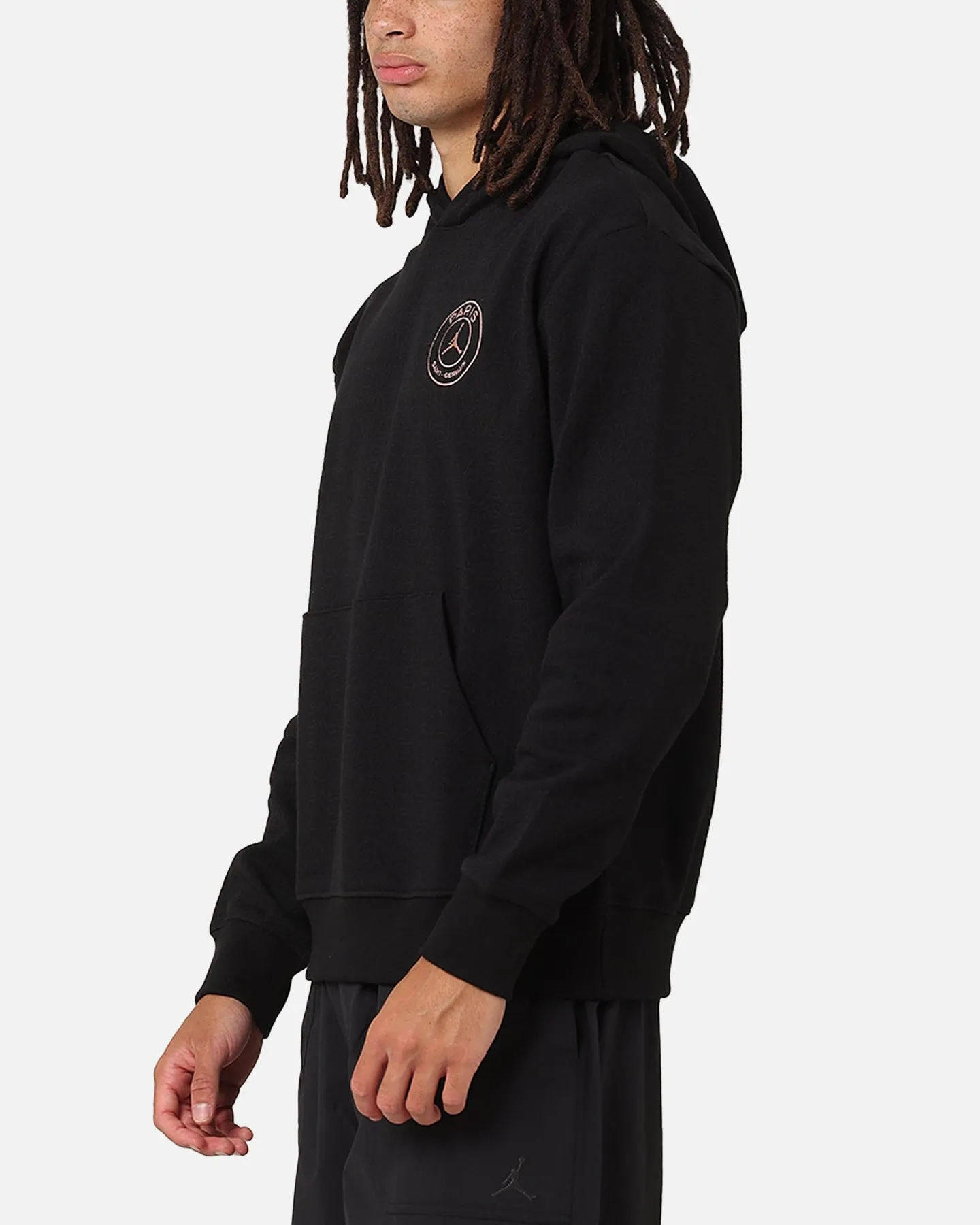 Jordan Paris Saint-Germain Fleece Pullover Hoodie Off Noir/Black