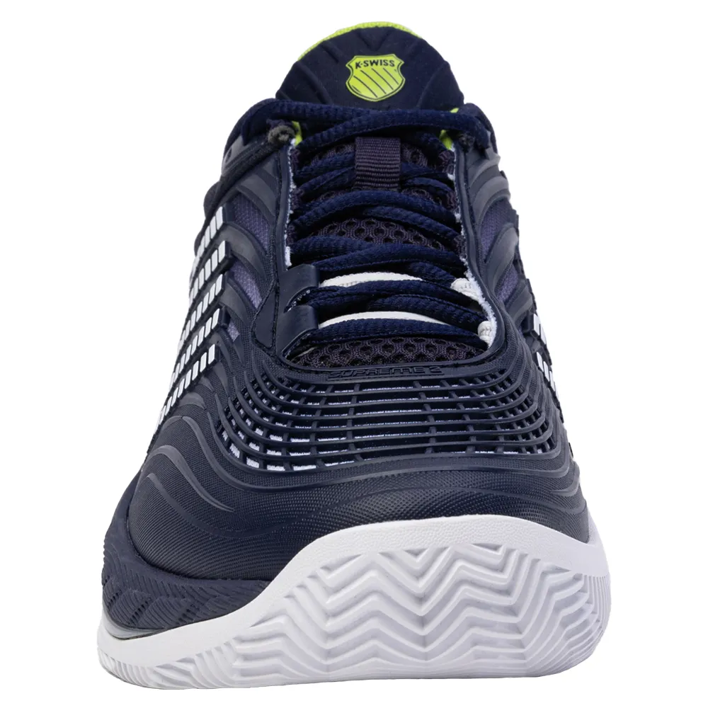 K-Swiss Hypercourt Supreme 2 HB Tennis Shoes (Mens) - Peacoat/White/Lime Green