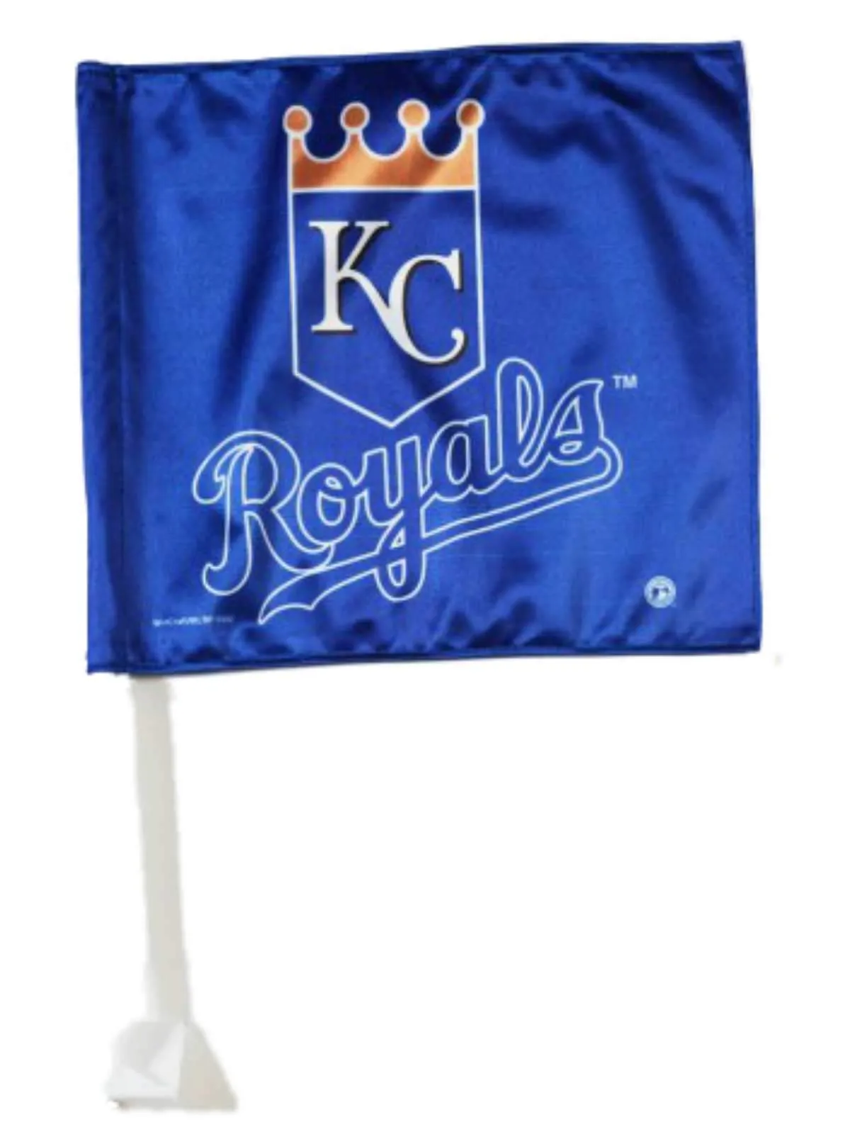 Kansas City Royals WinCraft Royal Blue Crown Logo Window Car Flag (11.75" x 14")