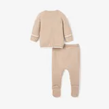 Kimono, Sweater, Pant, & Hat Set-Camel