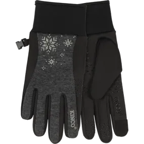 Kinco 2960W Women's Lightweight Fleece Stretch-Fit Neoprene Cuff Wing Thumb, Touch-Screen Compatible Glove (One Dozen)