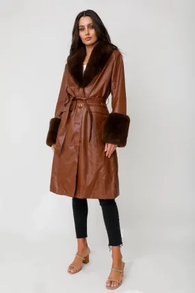 Leya Coat - Brown