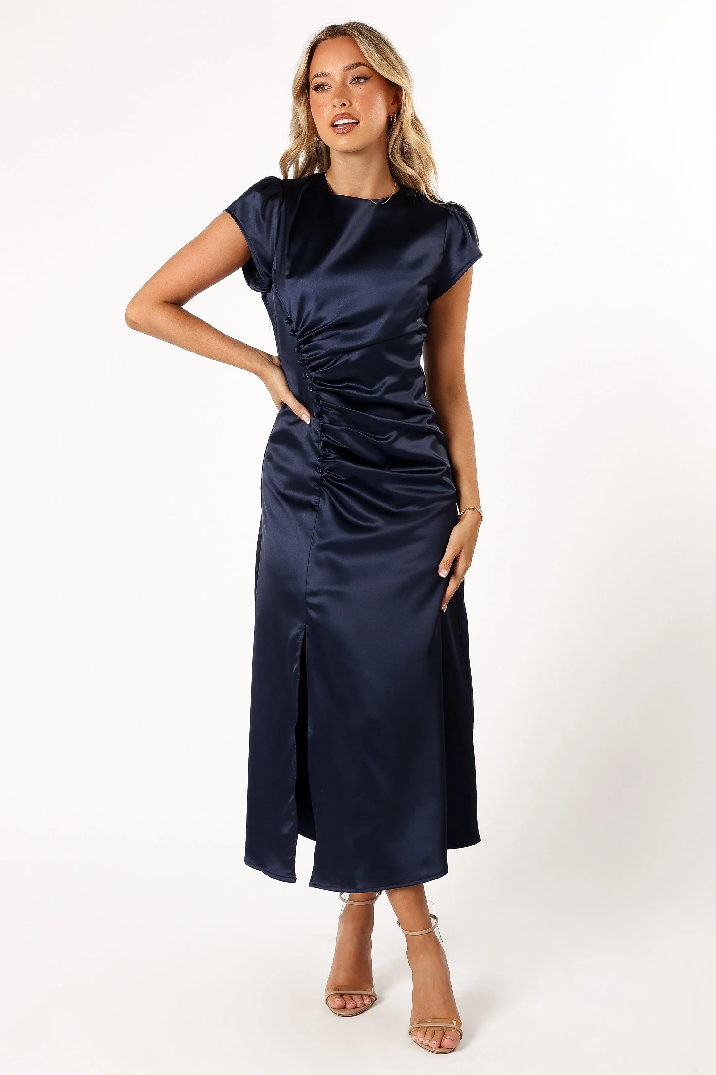 Lisbeth Midi Dress - Navy