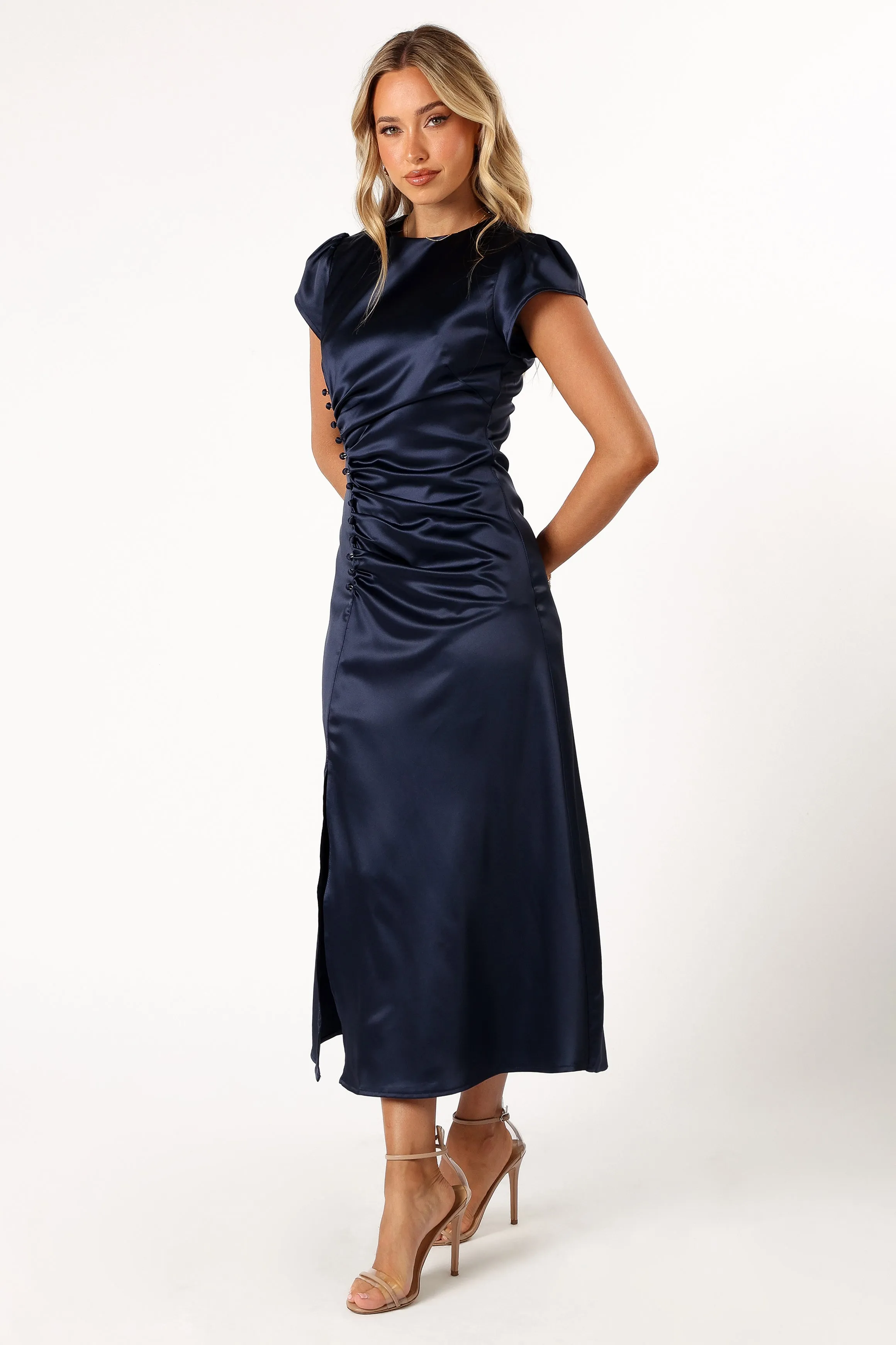 Lisbeth Midi Dress - Navy