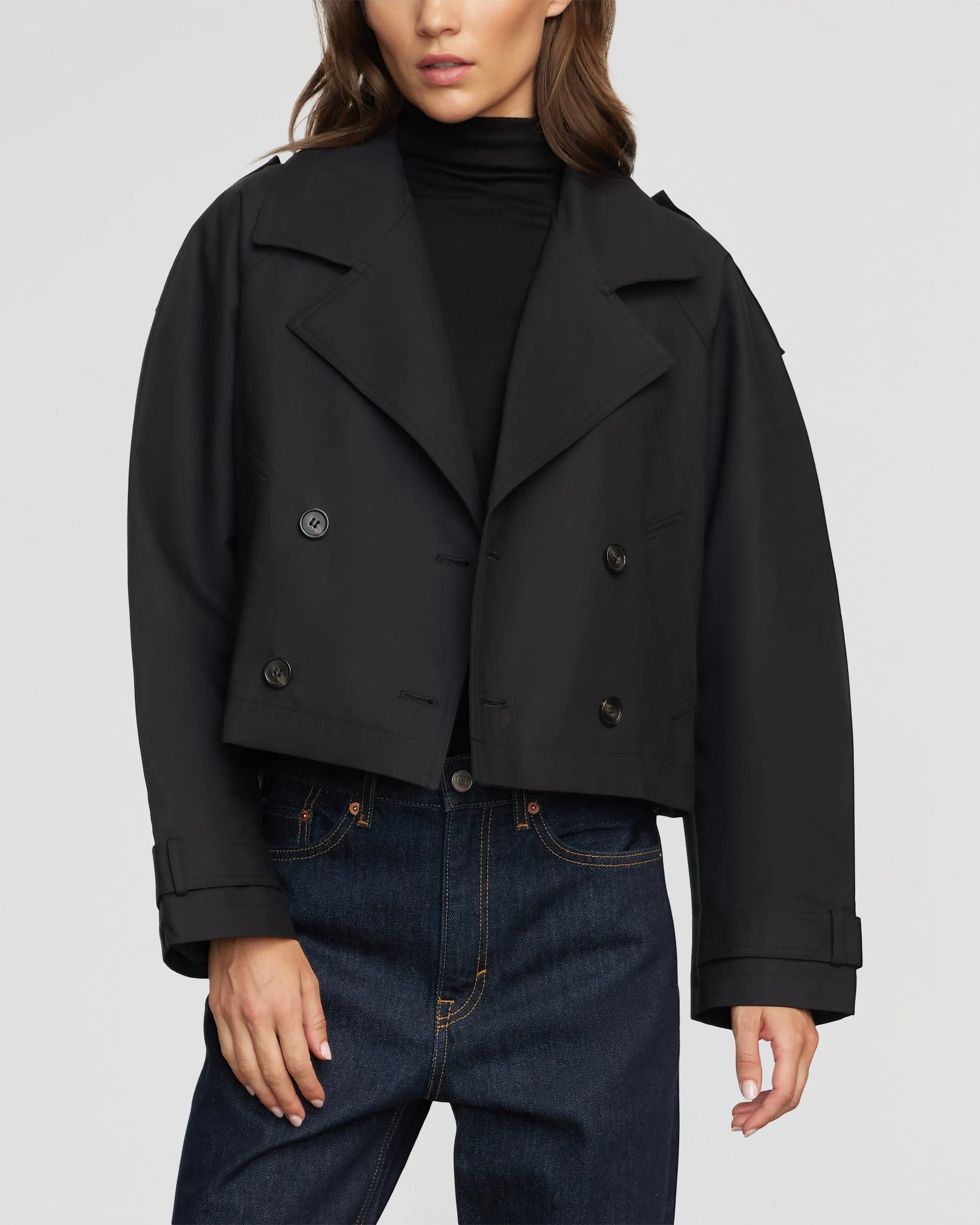 Luca Cropped Trench Jacket