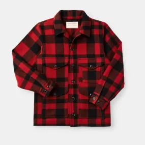 Mackinaw Wool Cruiser Jacket (Red   Black Plaid)