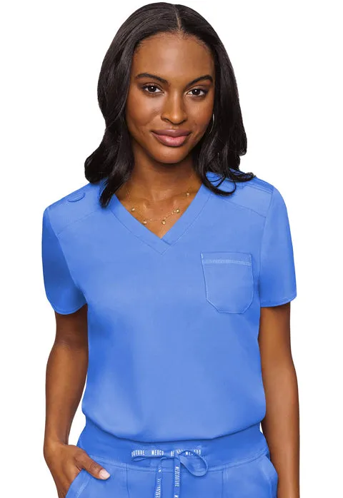 MC TOUCH Women's V-Neck Tuck In Scrub Top - MC7448