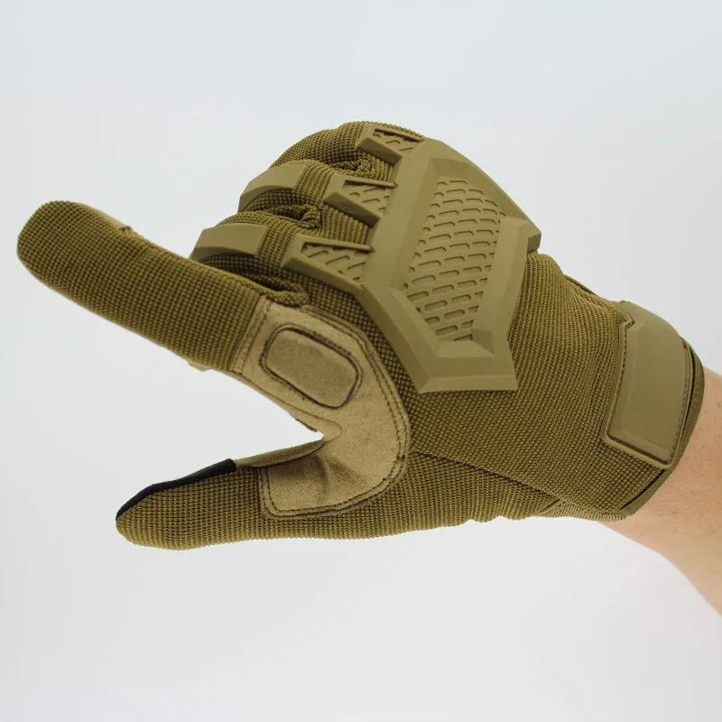 Men Paintball Airsoft Outdoor Shooting Hiking Full Finger Gloves