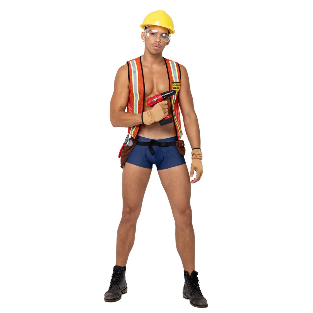 Mens Construction Hard-Worker Costume