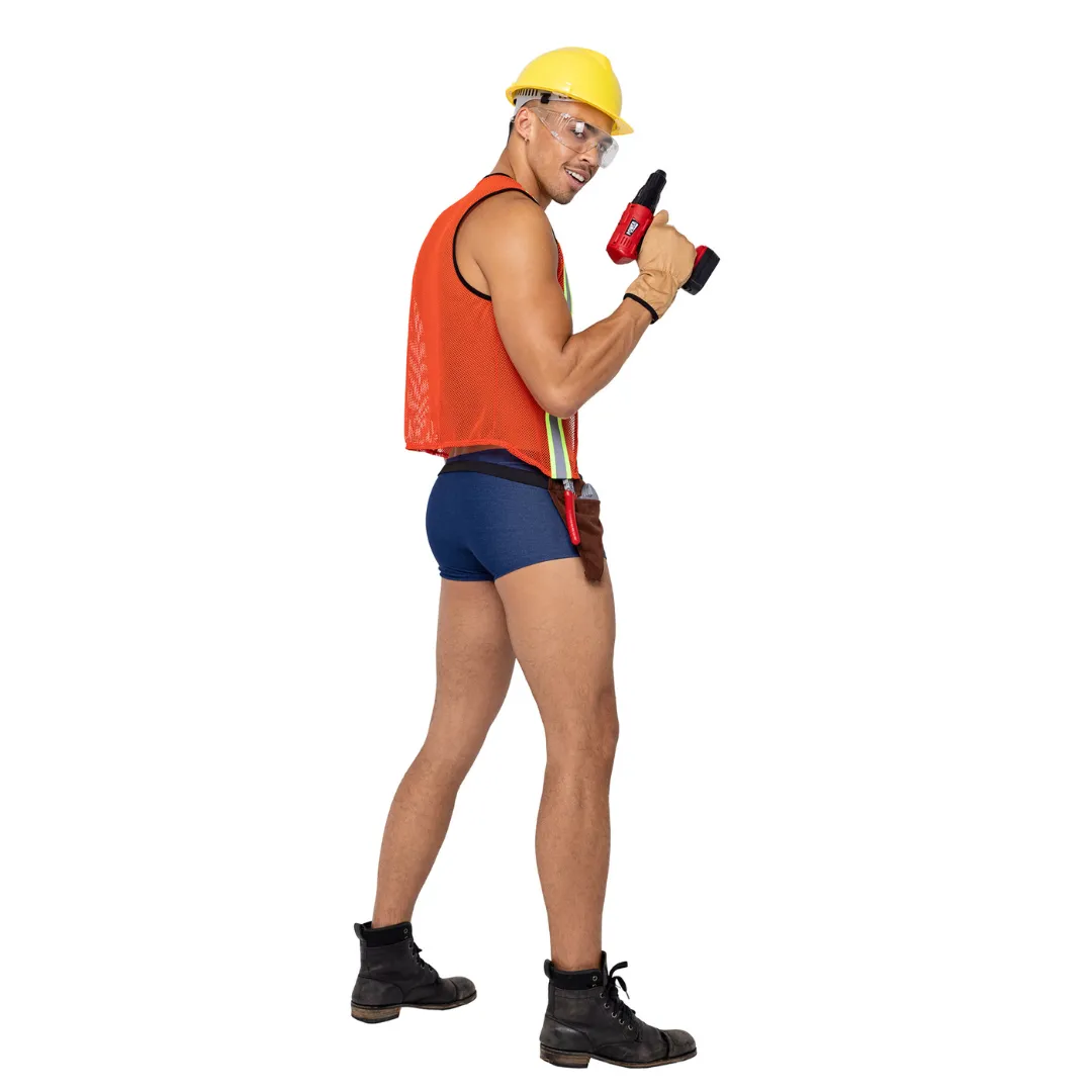 Mens Construction Hard-Worker Costume