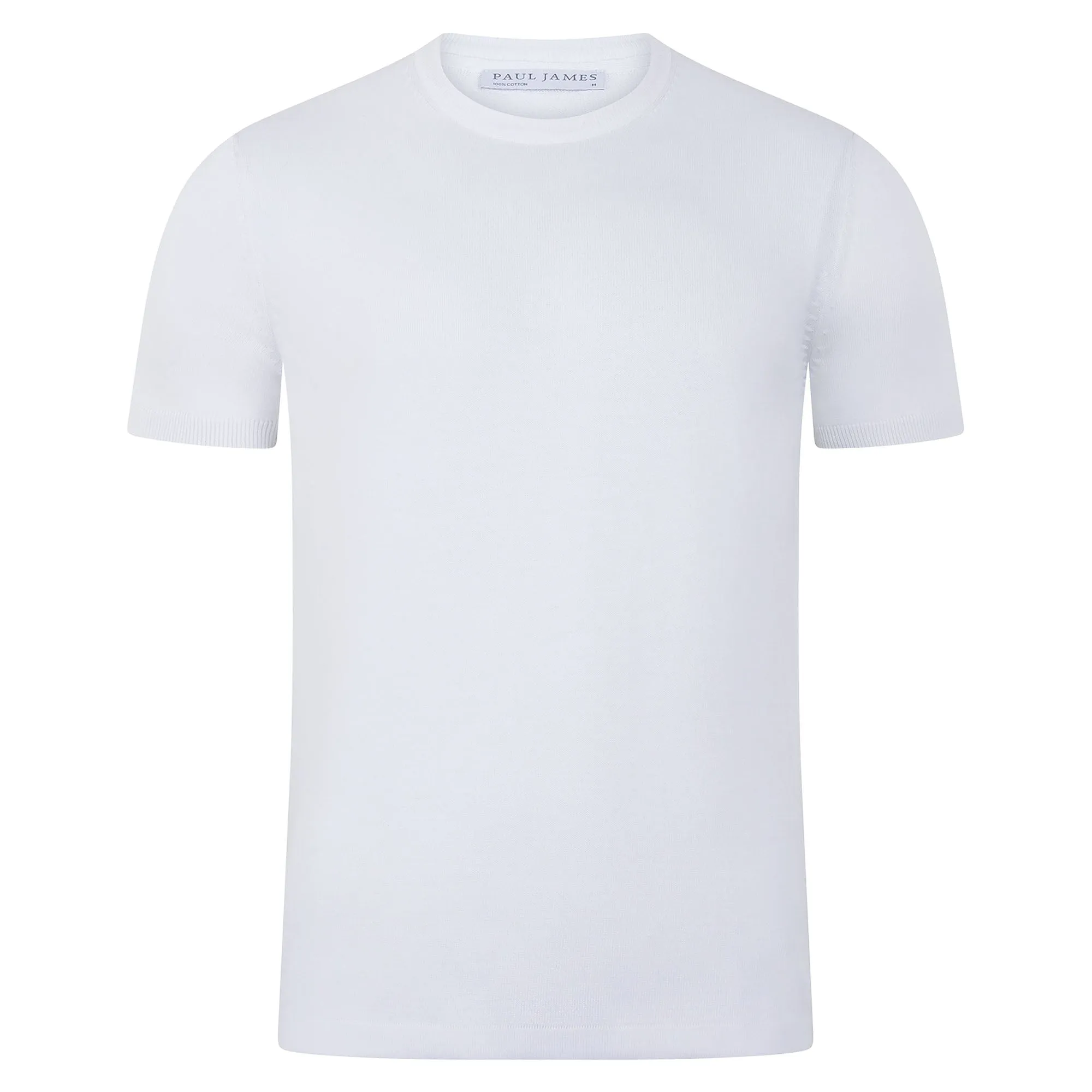 Mens Midweight Cotton Knitted T-Shirt