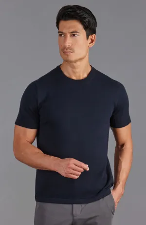 Mens Midweight Cotton Knitted T-Shirt