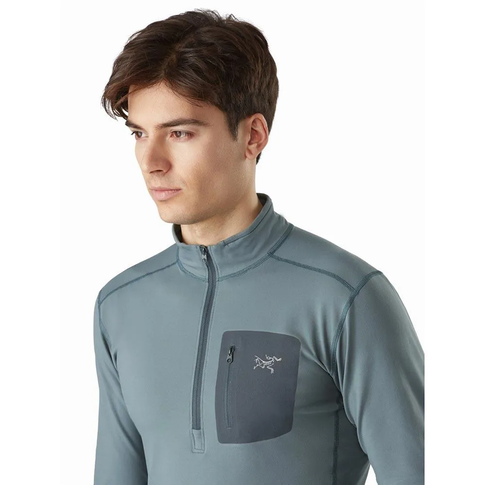 Men's Rho LT Zip Neck Base Layer Top