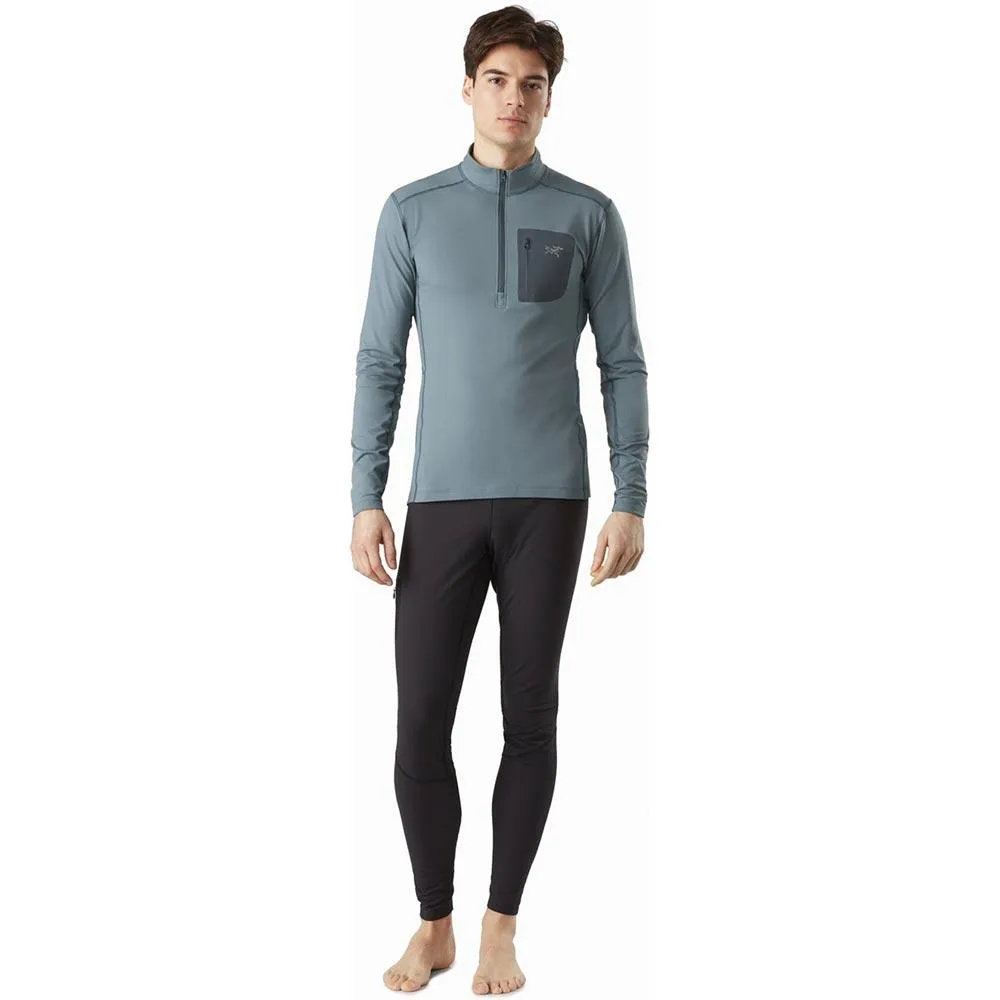 Men's Rho LT Zip Neck Base Layer Top