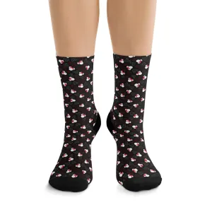 Mickey And Minnie Dots Socks