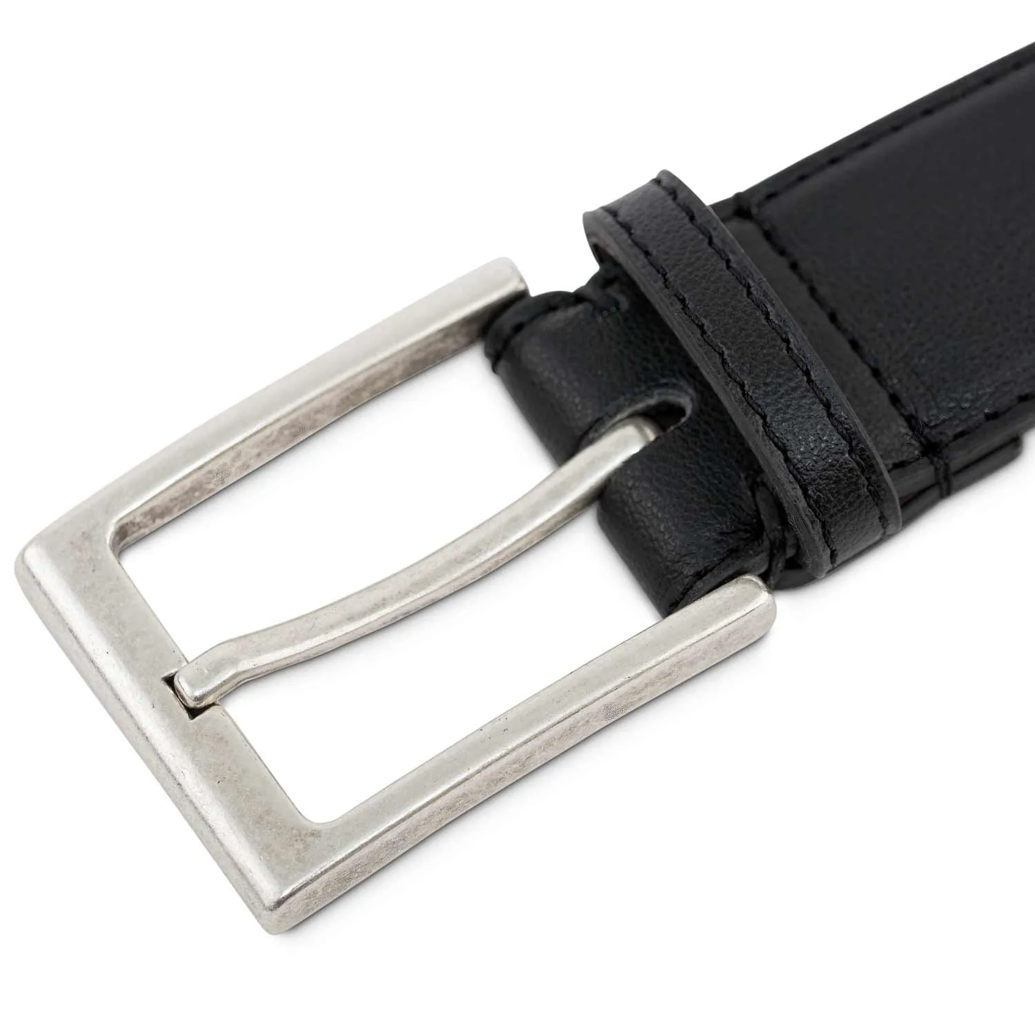 Miller Classic Vegan Leather Belt | Black