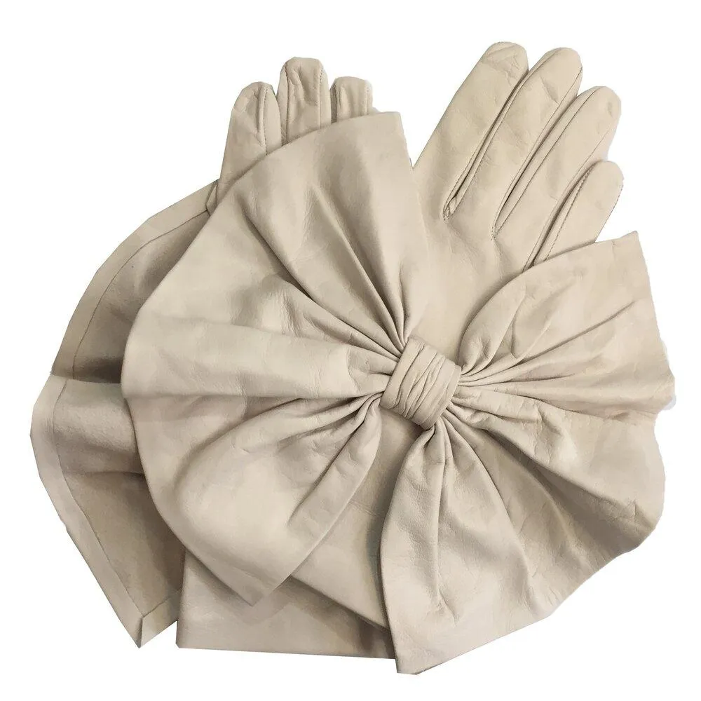 Minnie Massive - Women's Silk Lined Leather Gloves