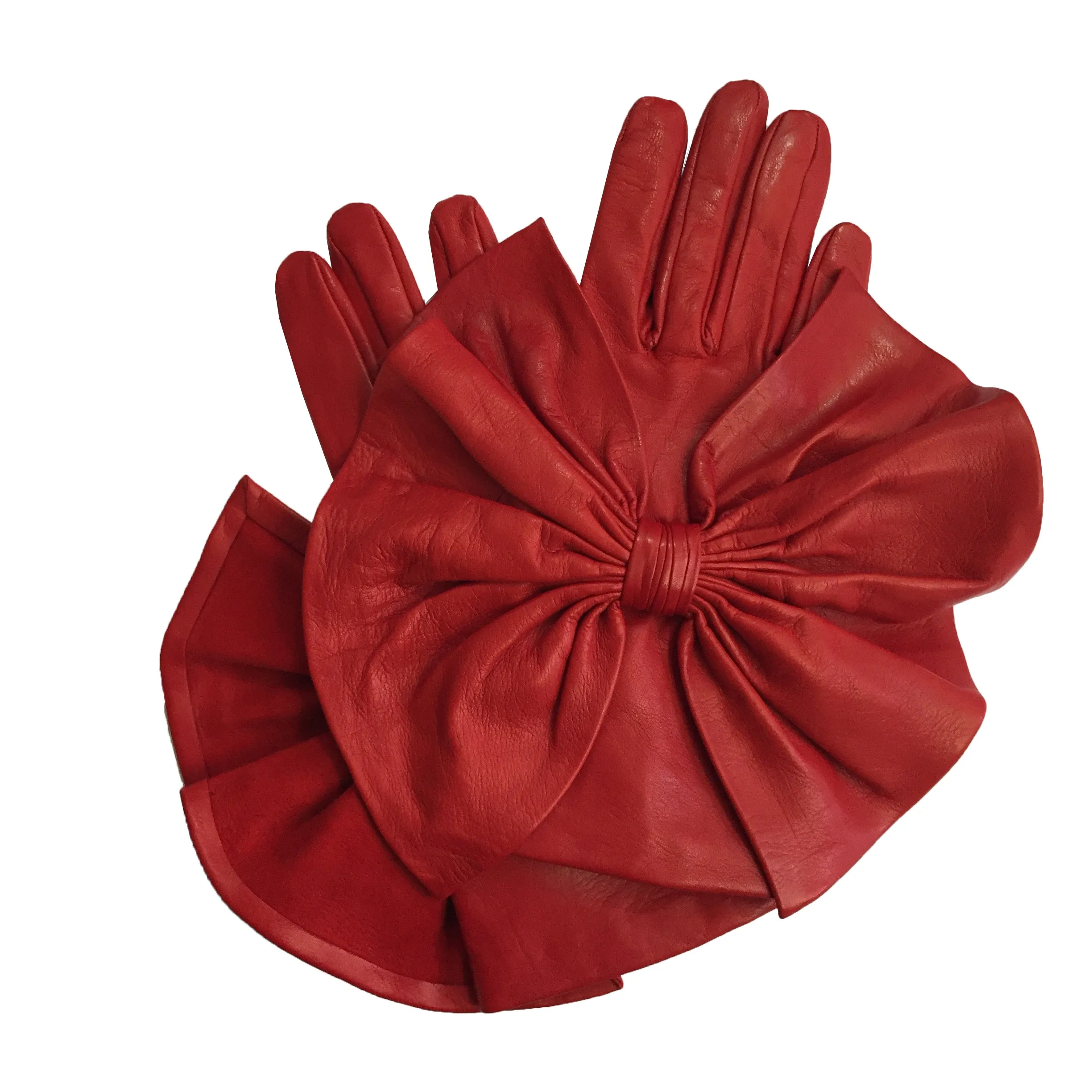 Minnie Massive - Women's Silk Lined Leather Gloves