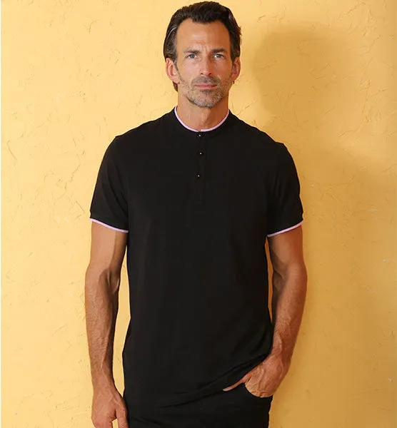 Modern Henley In Black