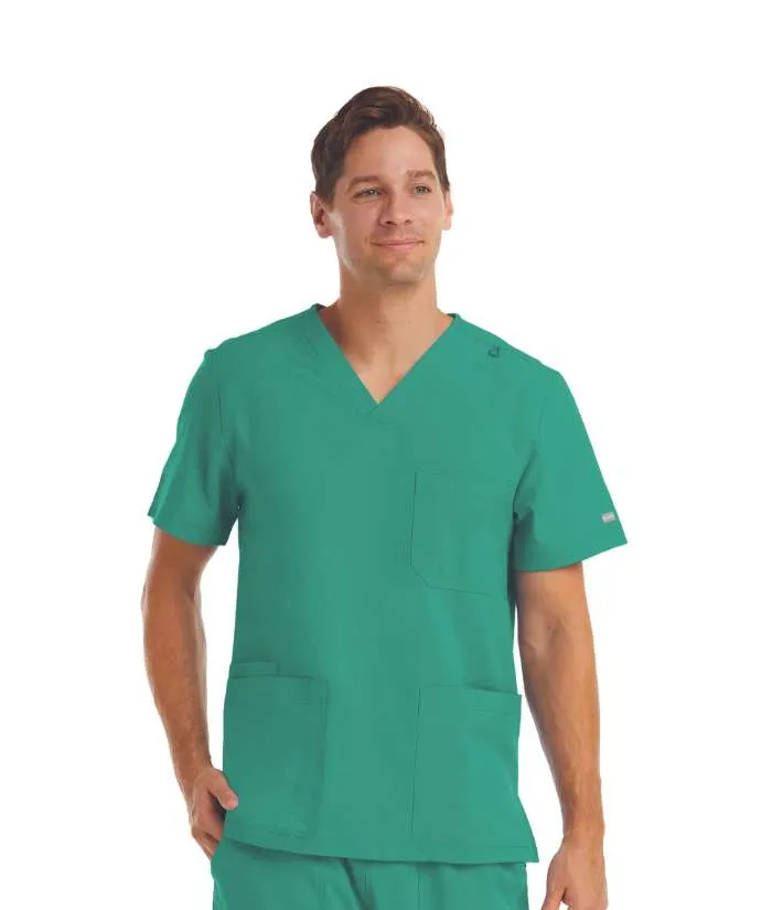 Momentum Mens 4 Pocket, V-Neck Scrub Top