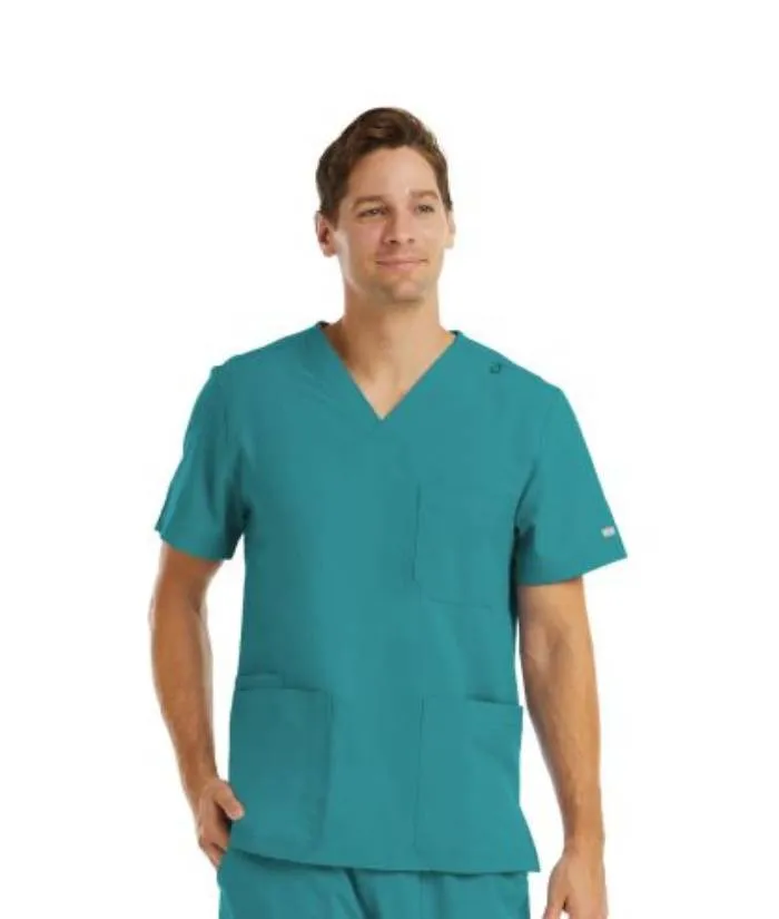 Momentum Mens 4 Pocket, V-Neck Scrub Top