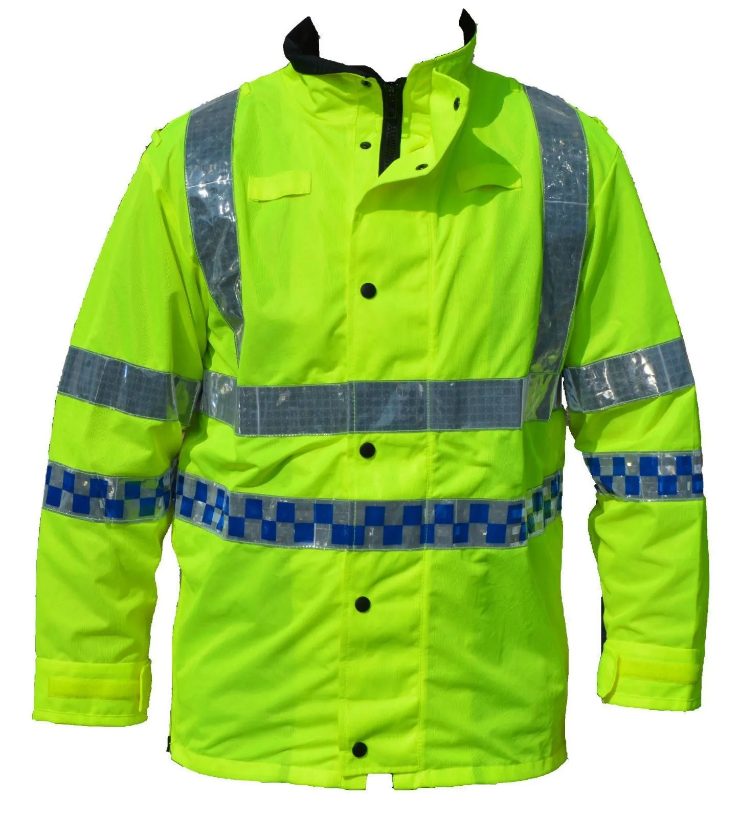 New Hi Viz Vis Lightweight Reflective Traffic Overcoat Walking Recovery LW02N