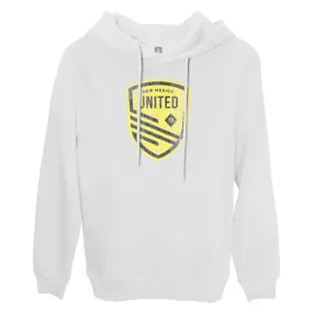 New Mexico United Color Badge Fleece Pullover Hoodie - White