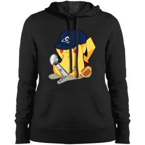 Nfl – Los Angeles Rams Pikachu Super Bowl 2019 Football Women Hooded Sweatshirt