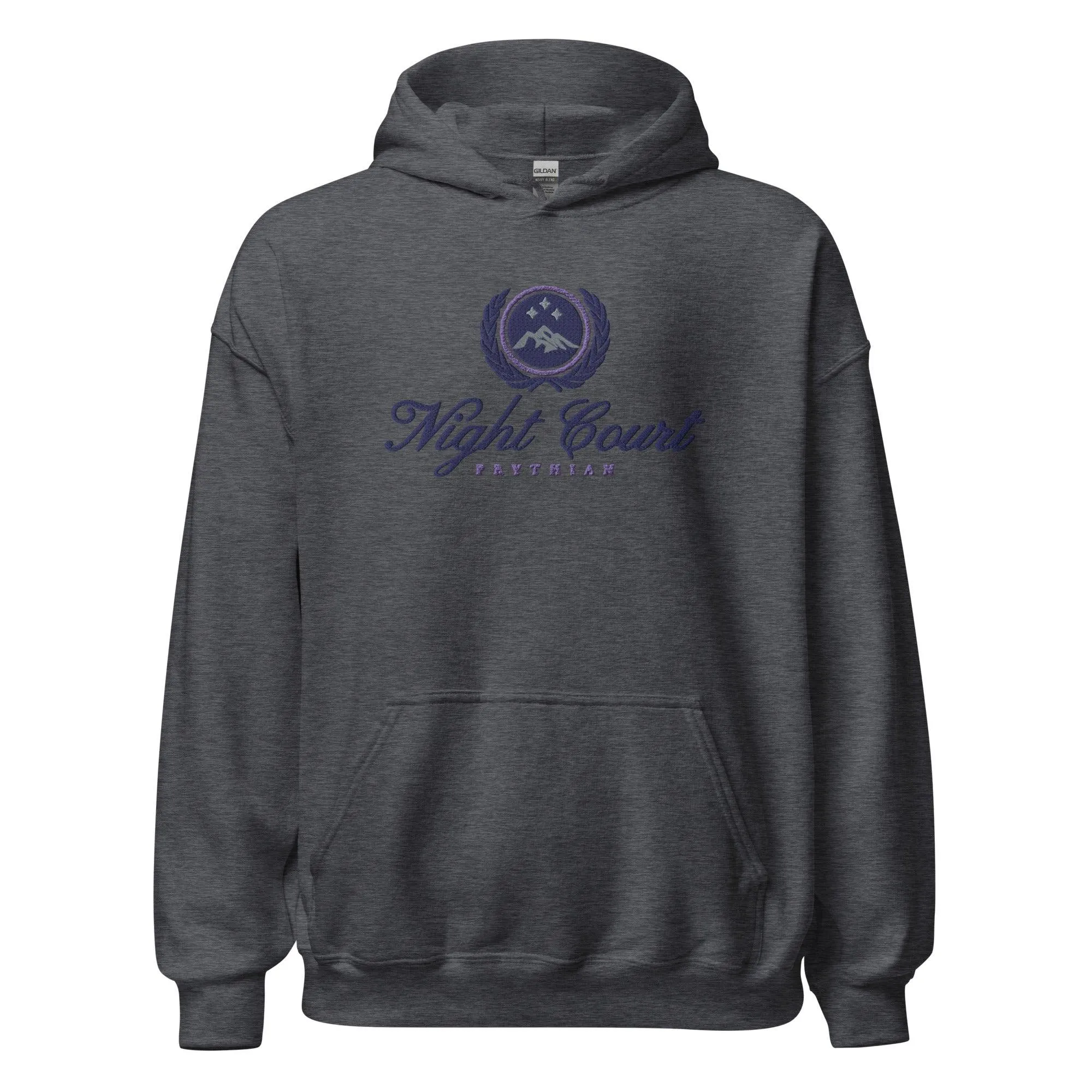 Night Court Embroidered Hoodie