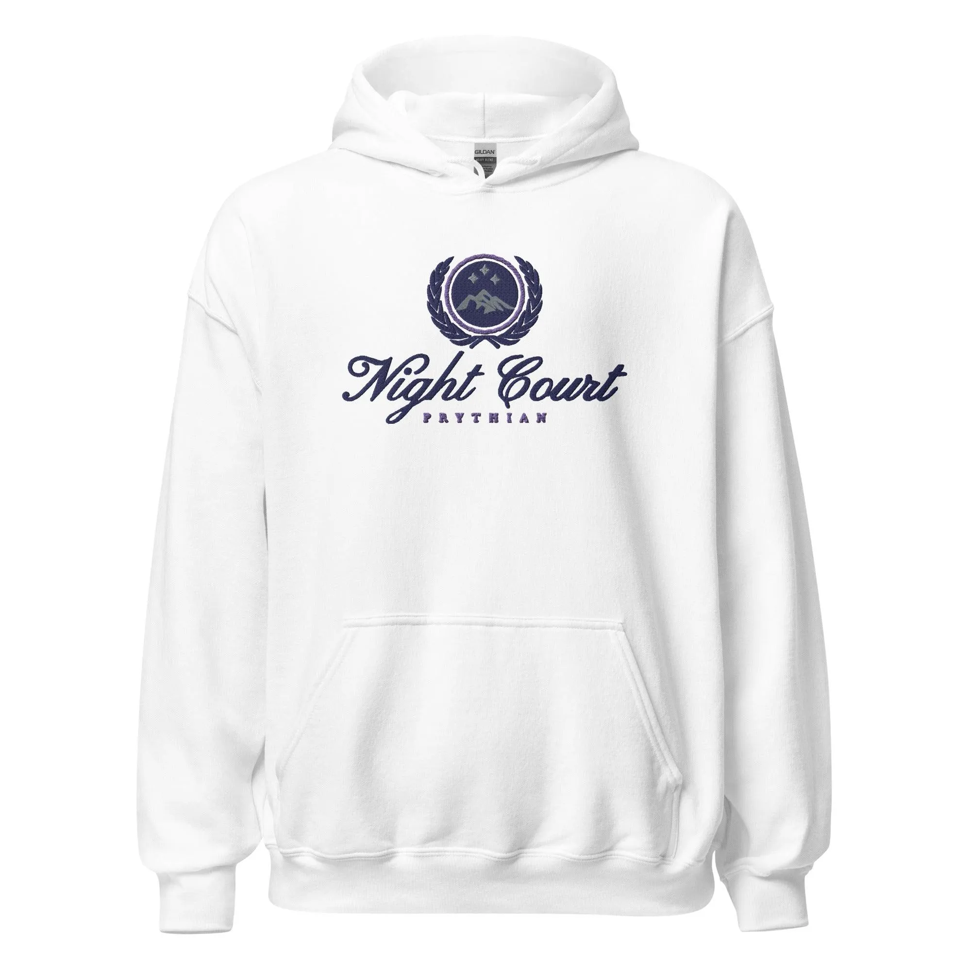 Night Court Embroidered Hoodie