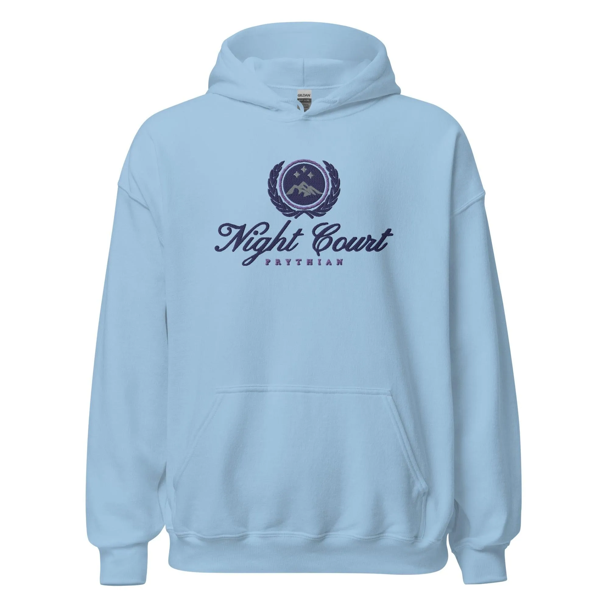 Night Court Embroidered Hoodie