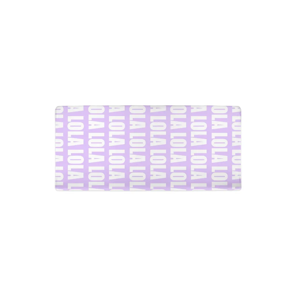 PERSONALIZED MODERN REPEAT CHANGING PAD COVER - BOLD